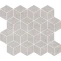 Керамическая плитка Kerama Marazzi Декор Риккарди мозаичный серый светлый матовый 45x37,5x1 T017/14053