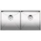 Кухонная мойка Blanco Zerox 400/400-U InFino зеркальная полированная сталь 521620 - 1