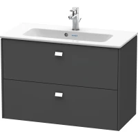 Тумба графит матовый 82 см Duravit Brioso BR411101049
