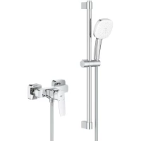Смеситель для душа Grohe Cubeo 1018250000 с душевым гарнитуром, хром