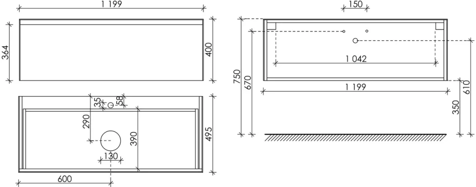 Комплект мебели белый мрамор 119,9 см Sancos Stone ST120SV + CN5023 + SF900 SET/ST120SV/CN5023/SF900 - фото 10