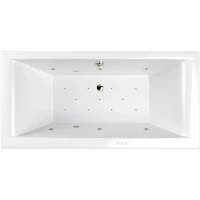 Акриловая гидромассажная ванна 170x80 см Whitecross Savia Duo 0103.170080.100.RELAX.BR