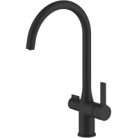 Смеситель для кухни IDDIS Pure PURBLFJi05 CoolStart, с подключением к фильтру, черный матовый
