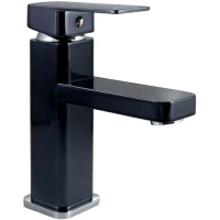 Смеситель для раковины Славен Коттедж Серия-Н СЛ-ОД-Н1Х черный глянец