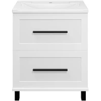 Тумба под раковину Misty Модерн П-Мод07070-011Пр 69,5 см, напольная, белый матовый