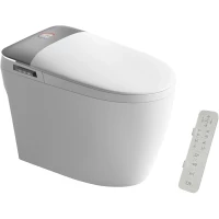 Электронный унитаз-биде напольный Ceruttispa Ersilia Smart CT10616 импульсный, безободковый, торнадо, с сиденьем микролифт, белый