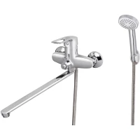 Смеситель для ванны Viko V-6415 универсальный, с душевым гарнитуром, хром