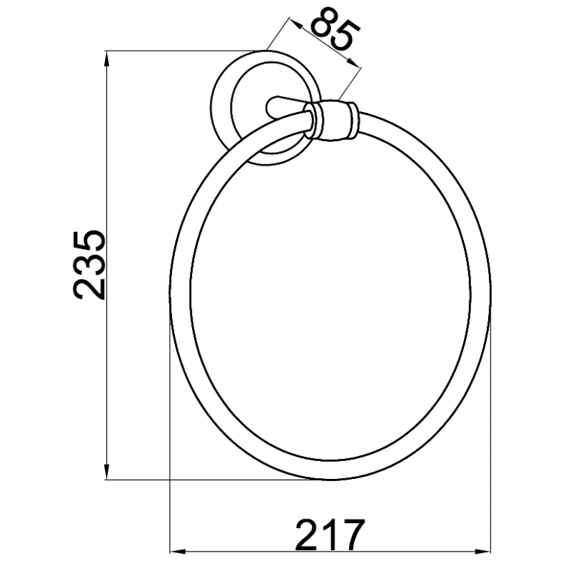 Кольцо для полотенец Boheme Palazzo 10155
