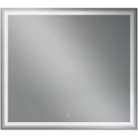 Зеркало Art&Max Zoe AM-Zoe-900-800-DS-F 90x80 см, с LED-подсветкой, сенсорным выключателем, диммером