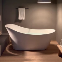 Акриловая ванна Kerasan Waldorf 743201 167x82 см, отдельностоящая, белый
