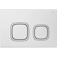 Кнопка смыва IDDIS Unifix UNI04CHi77 для инсталляции, матовый хром/хром/матовый хром