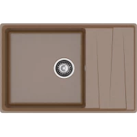 Кухонная мойка GranFest Level 760L 76x50 см, терракот