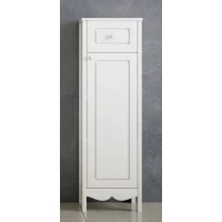 Пенал Corozo Блюз SD-00000031 напольный R, белый глянец