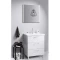 Комплект мебели белый глянец 81,5 см Aqwella Manchester MAN01083 + 4640021064733 + SM0208 - 1