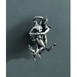 Изображение товара крючок двойной серебро art&max romantic am-0812-t