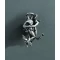 Крючок Art&Max Romantic AM-0812-T двойной, для ванны, серебро - 1
