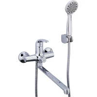 Смеситель для ванны Gappo G2235 универсальный, с душевым гарнитуром, хром