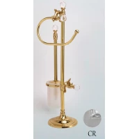 Комплект для туалета хром Art&Max Barocco Crystal AM-1948-Cr-C