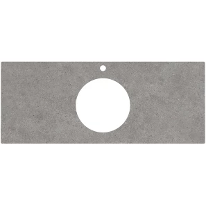 Изображение товара столешница 117 см серый матовый для накладных раковин kerama marazzi plaza next фондамента pl5.dl500920r\120