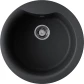 Кухонная мойка Omoikiri Tetogranit Yasugata 48R-BL 4993130 48,5x48,5 см, черный