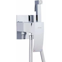 Гигиенический душ Gappo G7207-8 со смесителем, хром/белый