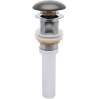 Донный клапан для раковины AQUAme AQM7002-0MDG без перелива, темно-серый матовый