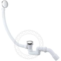 Слив-перелив для ванны Filarete FL90CR автомат, хром