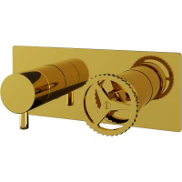 Смеситель для ванны Remer Chrono CH93ZDO встраиваемый, золотой