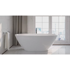 Изображение товара ванна из литьевого мрамора 160x75 см whitecross onyx d 0207.160075.100