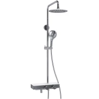 Душевая система 225 мм WasserKRAFT Aller A113.067.101.CH Thermo