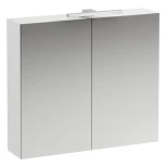 Изображение товара зеркальный шкаф 80x70 см белый матовый laufen base 4.0280.2.110.260.1