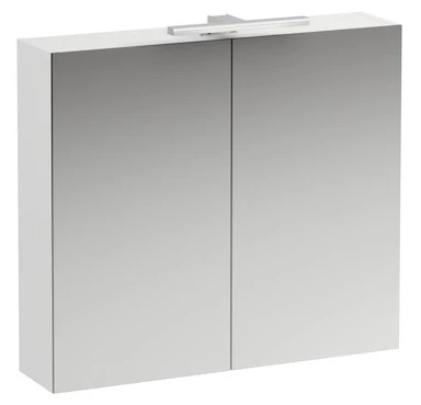 Зеркальный шкаф 80х70 см белый матовый Laufen Base 4.0280.2.110.260.1 - фото 1
