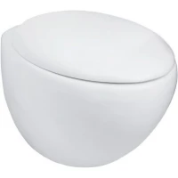 Унитаз подвесной Gural Vit Arya AR31DAK01 безободковый, с сиденьем микролифт, белый