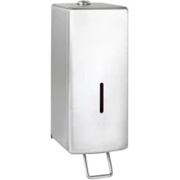 Диспенсер для жидкого мыла Nofer 03014.S 1000 мл, нержавеющая сталь