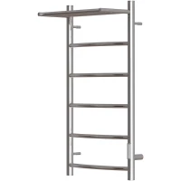 Полотенцесушитель электрический Point Афина П5 PN04848P 800x432, диммер правый, хром