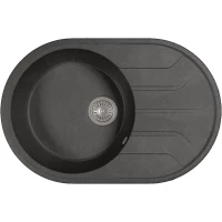 Кухонная мойка Dr.Gans Лиана 760 29.020.C0760.411 76x50 см, графит