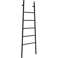Полотенцесушитель электрический Abber Treppe AH4705MB 1520x530, напольный, МЭМ правый, черный матовый