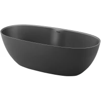 Ванна из натурального камня PAA Bella VABELS/01 170,5x80 см, отдельностоящая, графит