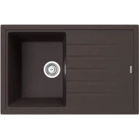 Кухонная мойка TopZero Juliet 780.500-93 Chocolate 78x50 см, шоколад