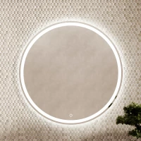 Зеркало Sancos Bella BE600 60x60 см, с LED-подсветкой, сенсорным выключателем, диммером