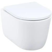 Унитаз подвесной IDDIS Slide SLIRDSEi25 безободковый, торнадо, с сиденьем микролифт, белый