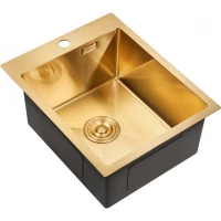 Кухонная мойка Milacio Denia 41 золотой матовый MC.77468