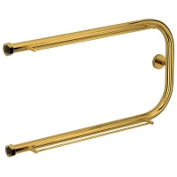 Полотенцесушитель водяной 320x650 золотой Сунержа П-образный +2 полки 03-4004-3265