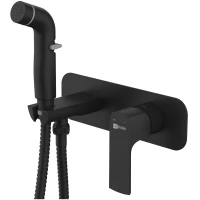 Гигиенический душ Lemark Ursus LM7220BL со смесителем, черный матовый