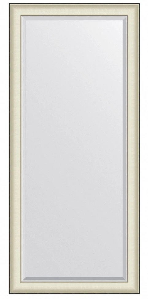 Зеркало 74x164 см белая кожа с хромом Evoform Exclusive BY 7457