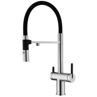 Смеситель для кухни с подключением к фильтру Paulmark Gravity Gr213888-CR