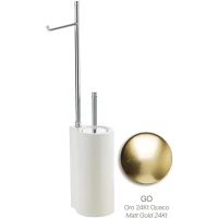 Комплект для туалета Stil Haus Hashi 972(18) напольный, золотой матовый/белый