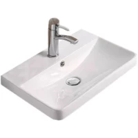 Раковина CeramaLux 9595-40 40x35 см, накладная, белый