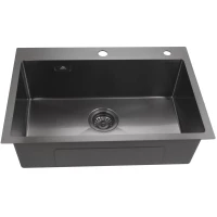 Кухонная мойка Fashun 25M Комплект AS6545-17 65x45 см, оружейная сталь