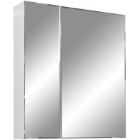 Зеркальный шкаф 60x70 см белый матовый Stella Polar Парма SP-00000051